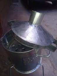 Brooding jiko small — traditional charcoal brooder Kenya